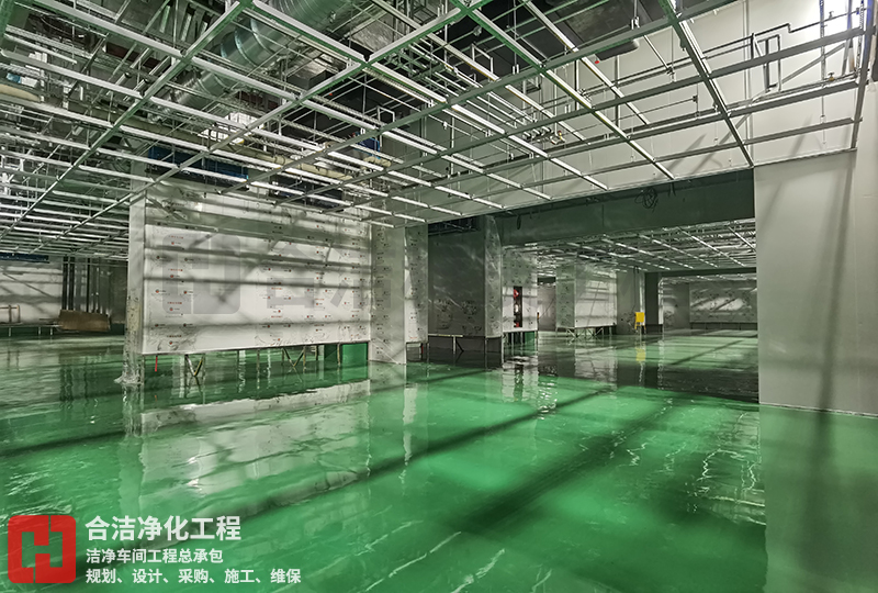 PCB潔凈廠房裝修的圖片